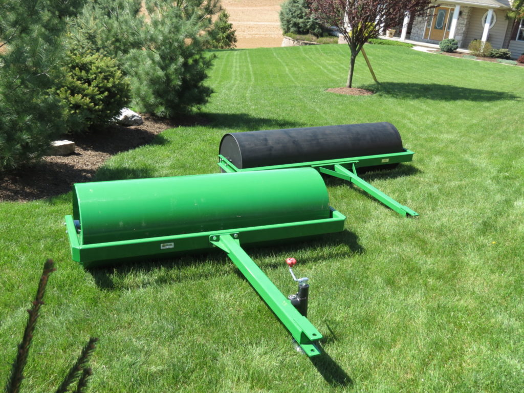 Heavy Duty Steel Push Tow Lawn Roller Leveler Sod Packer 